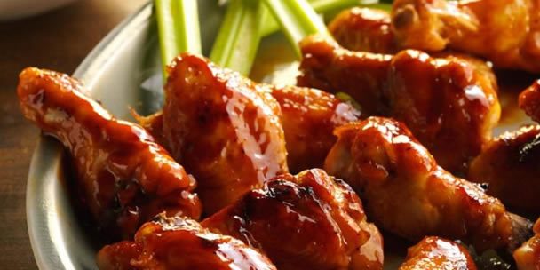 Alitas de Pollo Glaseadas