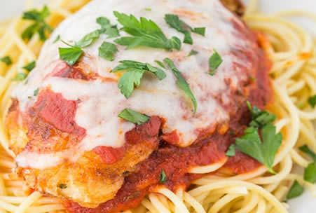 Pollo a la parmesana